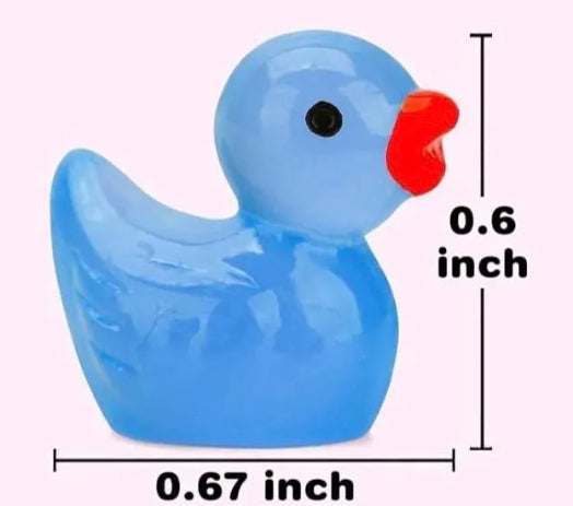 100 Pieces Mini Luminous Resin Ducks